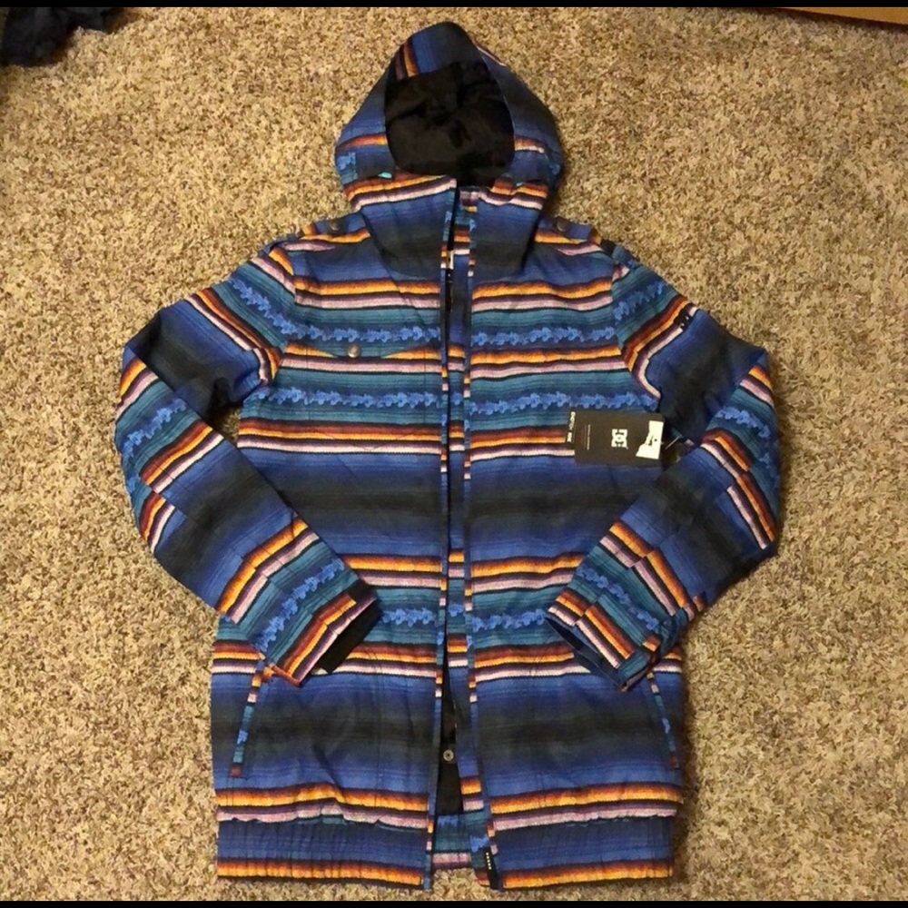 DC Baja pattern 10k snowboard jacket